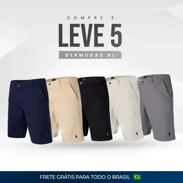 |Combo 5| Bermudas Sarja RL