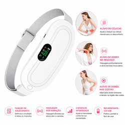 Massageador Elétrico para Alívio de Cólicas USB