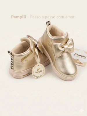 TENIS PAMPILI POM POM DOURADO 108195 