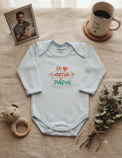 BODY YUKS EU AMO PAPAI 20678 BRANCO