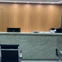 Painel Ripado WPC revestido com filme 2,90m x 0,15m