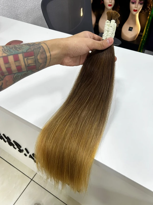 Cabelo Vietnamita Iluminado 65cm Liso Selado | 100gr