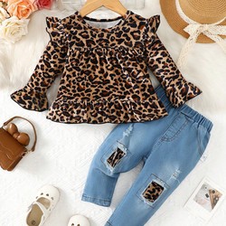 Conjunto Jeans Leopard