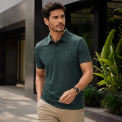 [LEVE 5 PAGUE 3] Polo Masculina Ravello em Malha Seda Gelo e Elastano Premium (Sofisticação em Cada Detalhe)