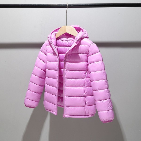Jaqueta Infantil Puffer com Capuz Unissex
