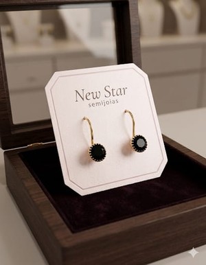 BRINCO NEW START ARGOLINHA DE ZIRCONIA ANTIALERGICO