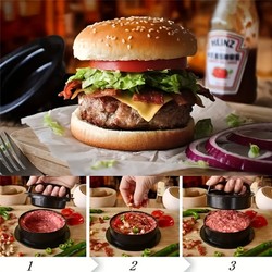 1 conjunto, adequado para cozinha rv, máquina de hambúrguer antiaderente, molde de máquina de torta de carne, adequado para carne, leite, queijo, legumes