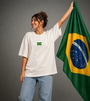 Oversized Alive Hope Unisexx - Jesus made in Brasil