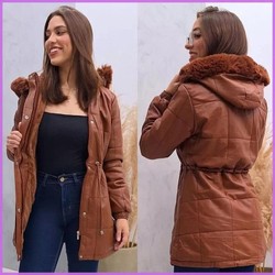 [Pague 1 Leve 2] Jaqueta Parka Premium Forrada com Capuz Removível e Ajuste na Cintura