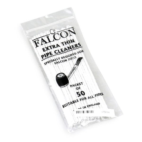 Limpador de Cachimbo de Algodão Falcon - Pacote com 50