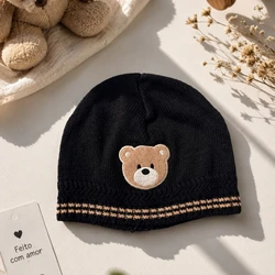 GORRO TRICOT PATCH URSO PRETO DAME DOS - 6777