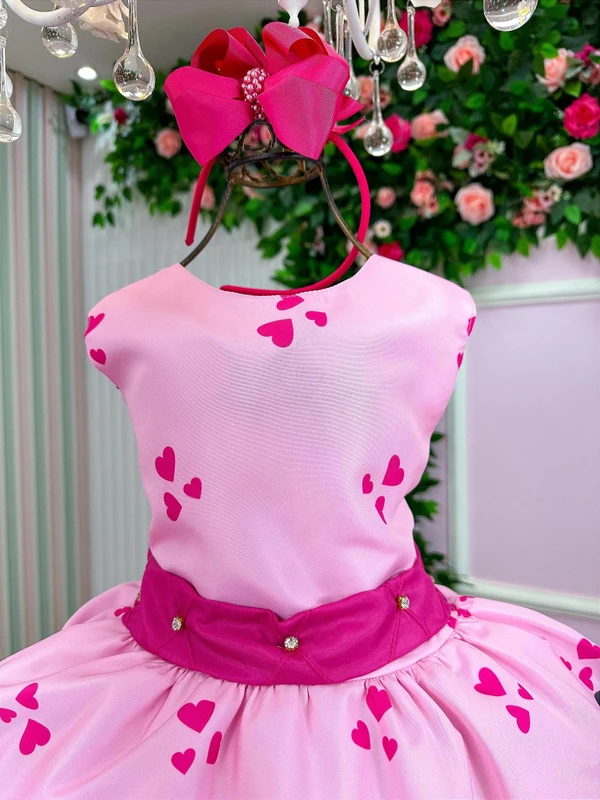 Vestido Temático - Luluca Rosa
