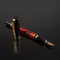 Caneta Tinteiro Luoshi Carl - Preta 827