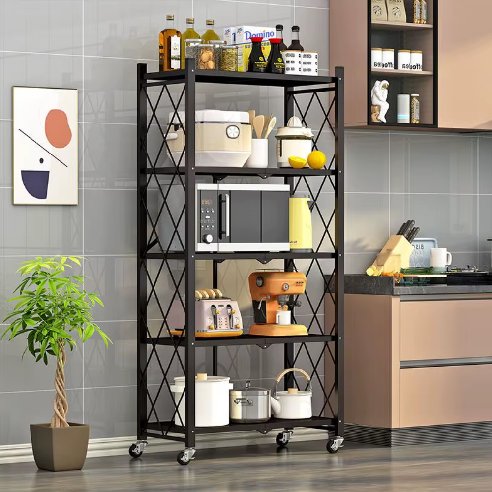 Estante Dobrável 5 Andares Kizzar – Praticidade e Organização Instantânea — foto 7