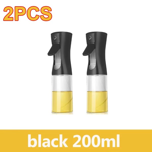 200/300/500ml garrafa de spray de óleo churrasco cozinhar pulverizador de azeite de plástico spray de óleo de cozimento garrafa vazia garrafa de vinagre ou escova de óleo
