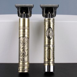 Máquina de Barbear e Cortar Cabelo Profissional Recarregável Sem Fio