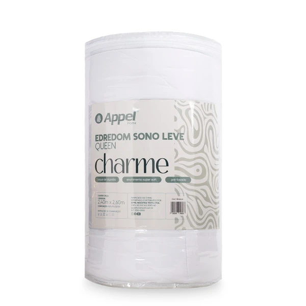 Edredom Queen Charme Sono Leve Appel Home Branco