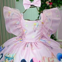 Vestido Temático - Turma do Mickey Baby  