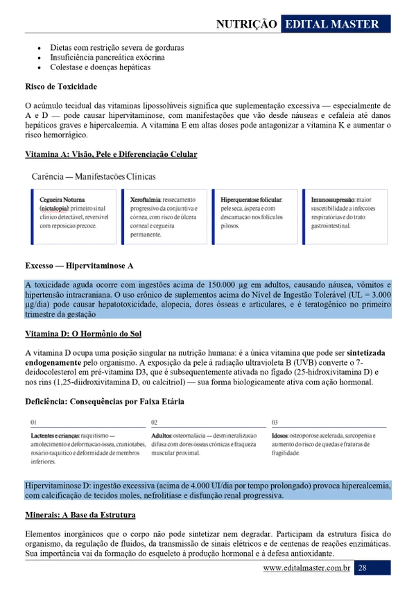 Nutrição ENARE 2026/2027