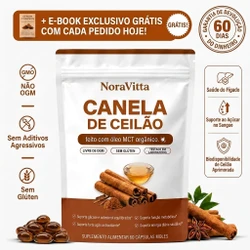 NoraVitta – Canela do Ceilão 7.200mg com Óleo MCT
