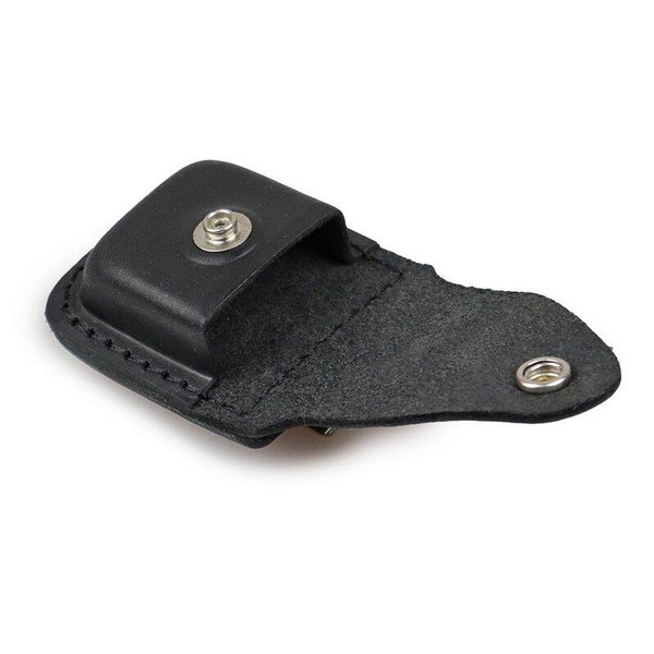 Porta Isqueiro Zippo em Couro - Preto