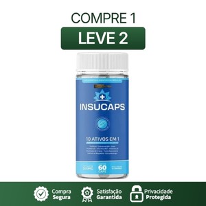 Insucaps - Compre 1 Leve 2 + Frete Grátis