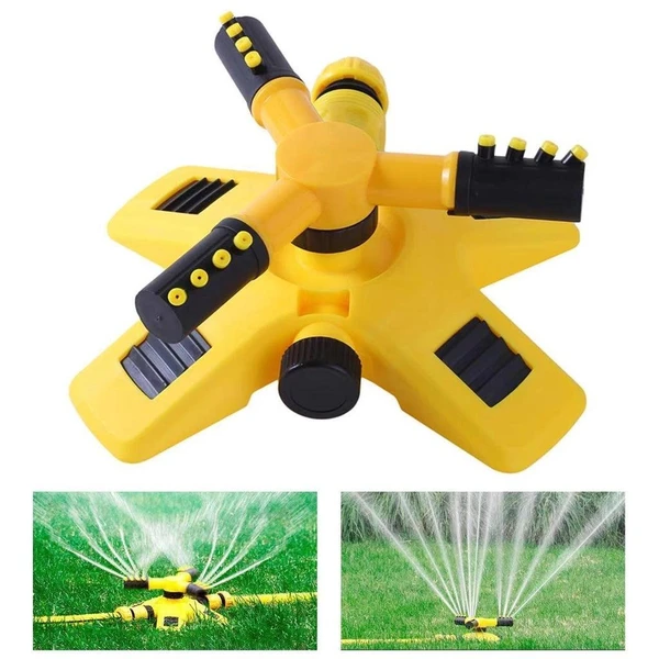 Aspersor Irrigacão Para Jardim e Gramado Econômico Sprinkler 360°
