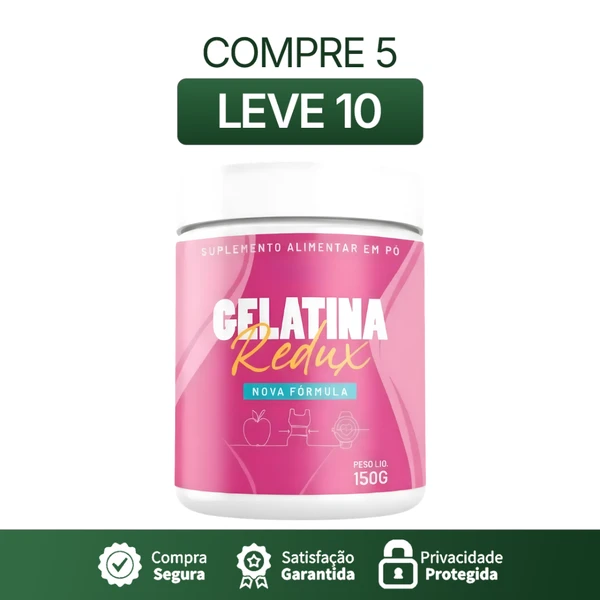 Gelatina Redux - Promoção + Frete Grátis