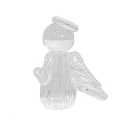 Mini Anjo Uriel Cristal Murano M Transparente