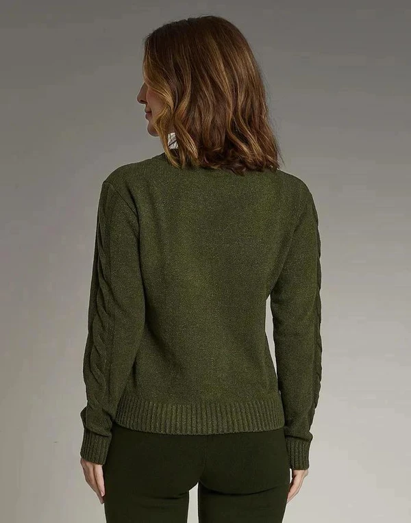 Blusa Trançada Varena De Inverno Velour