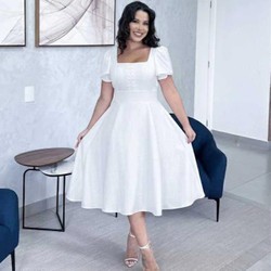 Vestido Midi Luxo 