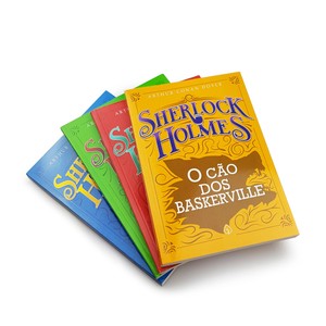 Coleção Livro Sherlock Holmes - 4 Volumes
