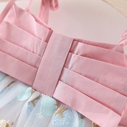 Vestido Tule Estrelinhas