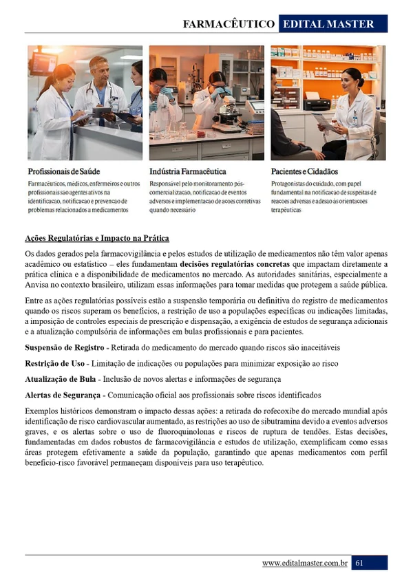 Farmacêutico - Ministério da Saúde