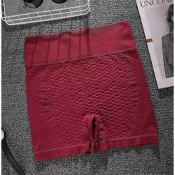 Short Calcinha Encolhe e Diminui Bucho e Barriga Feminino Cintura Alta Modelador De Cintura Tecido Fitness