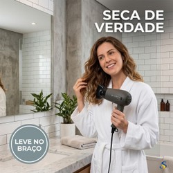 Secador Cadence Plié SEC190 Dobrável 1200W Bivolt 