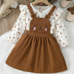Conjunto Jardineira QTFUN
