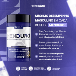 Menduro Estimulante sexula melhor que Maca Peruana c/60 Cápsulas