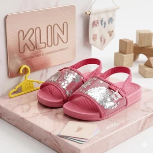 CHINELO  SUMMER PINK ESTRELA COM ELASTICO KLIN 207021