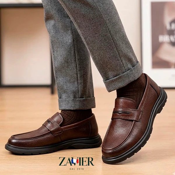 [COMPRE 1 E LEVE 2] Mocassim Masculino em Couro Italiano – Leve e Antiderrapante