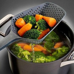 Grande filtro para a cozinha, colher do funil para o alimento fritado, vegetal, água, portable, ferramentas de cozimento home