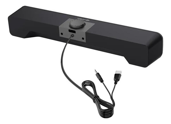 Soundbar C3Tech SB-50BK 2.0 USB Preta