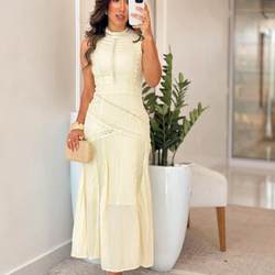 Vestido tricoline