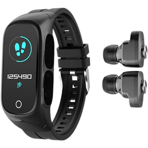 Smartwatch Relógio inteligente Fone Bluetooth 2 em 1 N8 (PRE