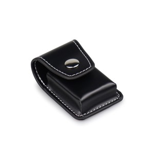 Porta Isqueiro Zippo em Couro Meglio - Preto