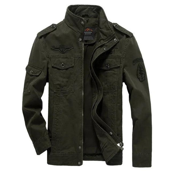 Jaqueta Militar Masculina Plus Size M-6XL - Algodão e Poliéster
