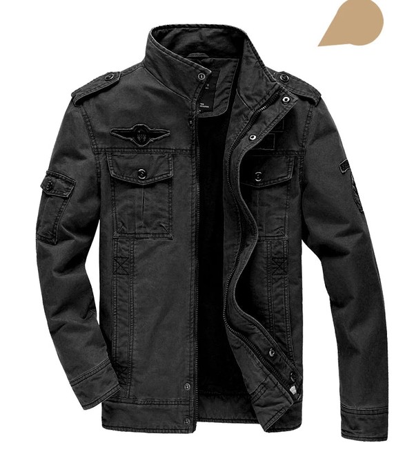 Jaqueta Militar Masculina Plus Size M-6XL - Algodão e Poliéster