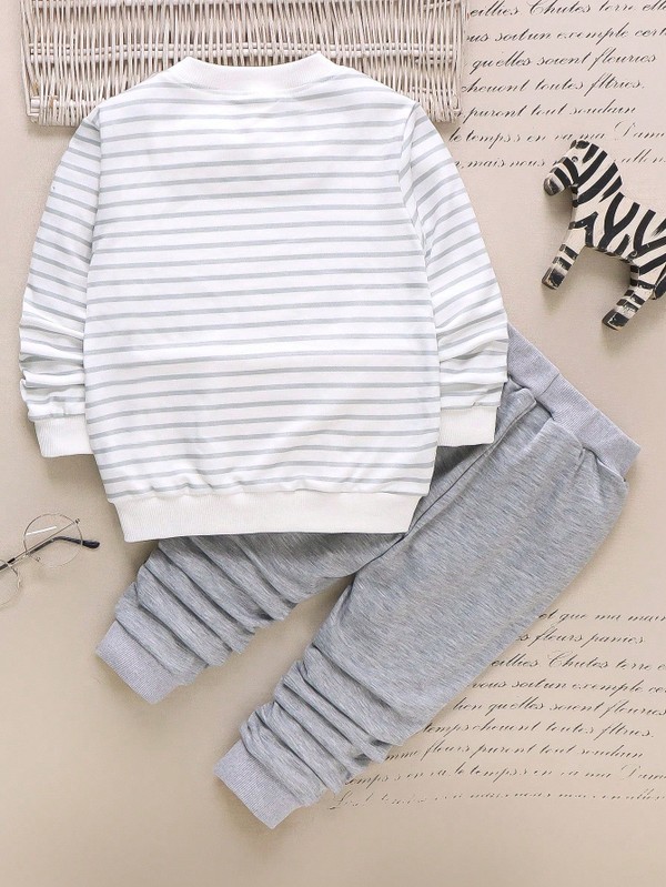 Conjunto Moletom Bear Cinza