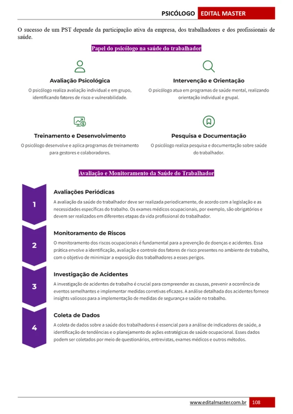 Combo Psicólogo - SESAU Alagoas