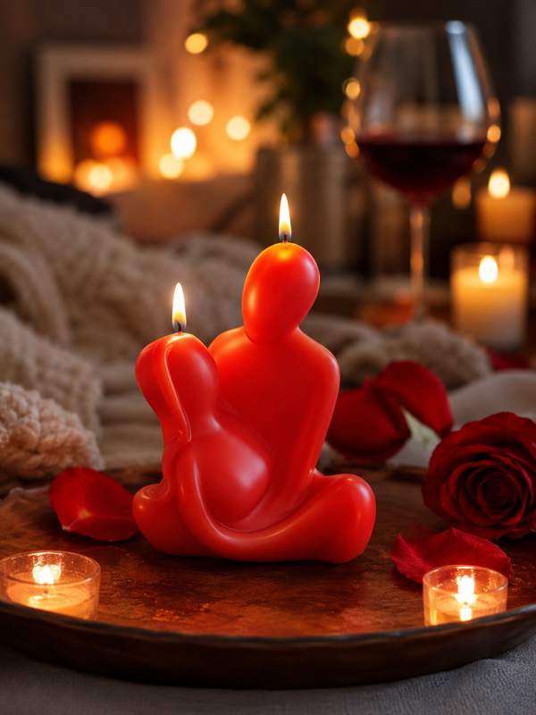 Kit de Atacado Vela Casal Romântico 